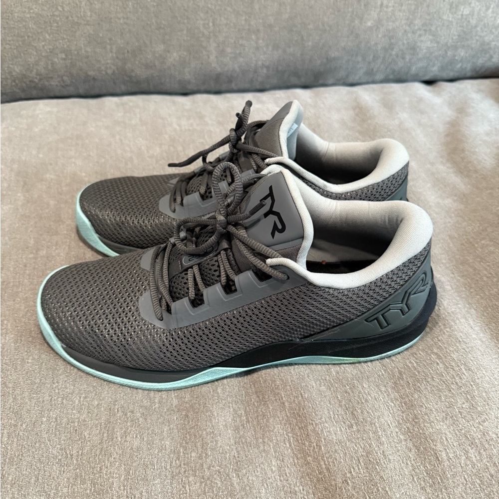 TYR Gray and Light Blue Athletic Shoes